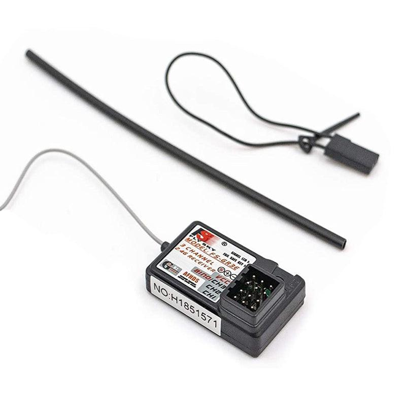 PowerHobby Flysky FS-GR3E AFHDS 2.4G 3CH Receiver for GT3B GT2 GT3C Transmitter