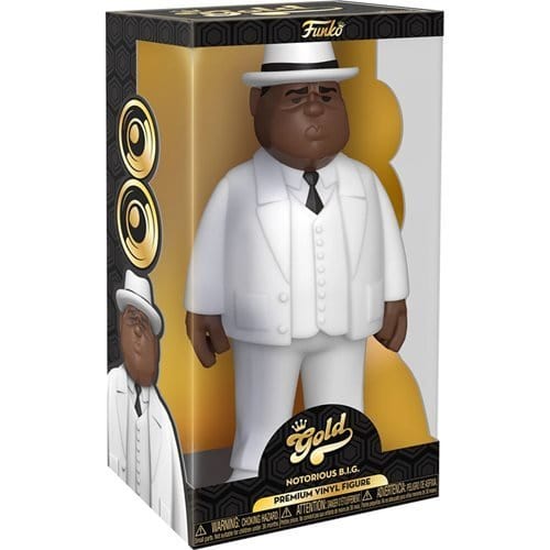 ToyShnip Funko Biggie Smalls White Suit 12-Inch Vinyl Gold Figure — Action Figure