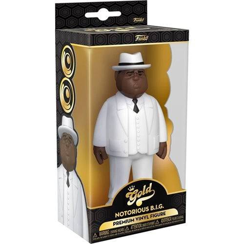 ToyShnip Funko Biggie Smalls White Suit 5-Inch Vinyl Gold Figure — Action Figure