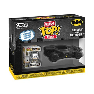 ToyShnip Funko Bitty Pop! Ride DC Batman with Batmobile — Action Figure
