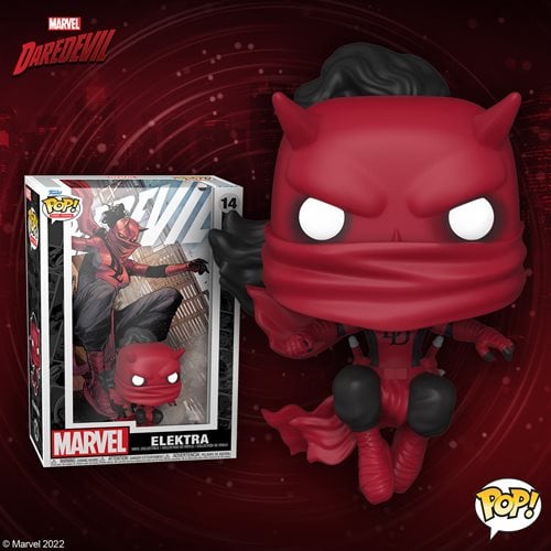 ToyShnip Funko Daredevil Elektra Pop! Comic Cover Figure — Action Figure