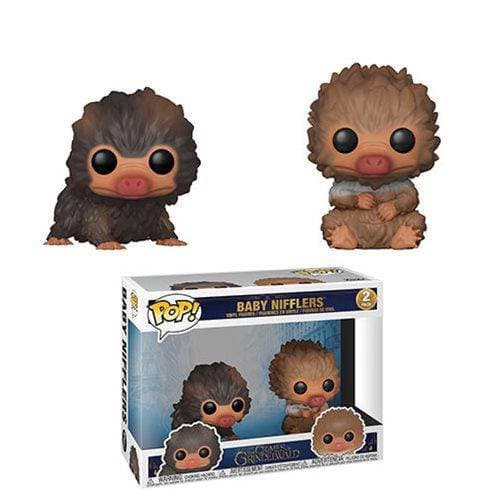 ToyShnip Funko Fantastic Beasts 2 Baby Niffler Brown and Tan Pop! Vinyl Figure 2-Pack — Action Figure