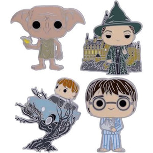 ToyShnip Funko Harry Potter and the Chamber of Secrets 20th Anniversary Enamel Pin 4-Pack Set — Brooches & Lapel Pins
