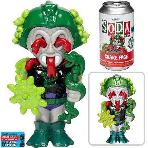 ToyShnip Funko Masters of the Universe Snake Face Vinyl Soda Figure - 2021 Convention Exclusive — Action Figure