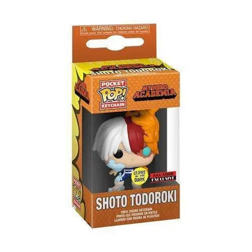 ToyShnip Funko My Hero Academia Shoto Todoroki GITD Pocket Pop! Key-chain - AAA Anime Exclusive — Toys & Games