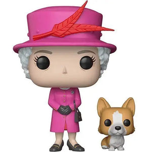 Funko Pop! 01 Royals Queen Elizabeth II w/Corgi Vinyl Figure - Echo Six Hobbies