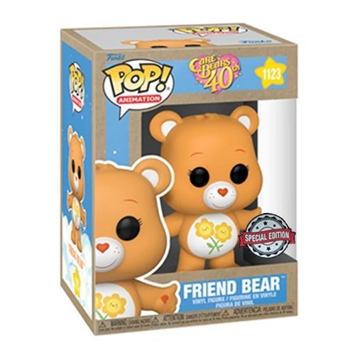 Funko Pop! 1123 Care Bears 40th Anniversary Friend Bear Vinyl Figure - Special Edition - Echo Six Hobbies