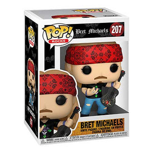 Funko Pop! 207 Rocks - Bret Michaels Vinyl Figure - Echo Six Hobbies
