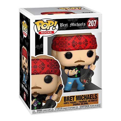 Funko Pop! 207 Rocks - Bret Michaels Vinyl Figure - Echo Six Hobbies