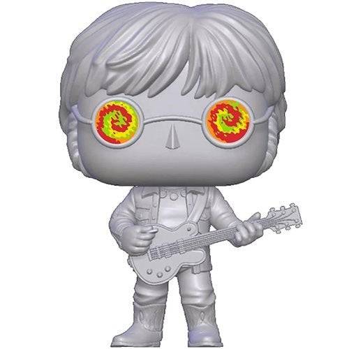 Funko Pop! 246 Rocks - John Lennon with Psychedelic Shades Vinyl Figure - Entertainment Earth Exclusive