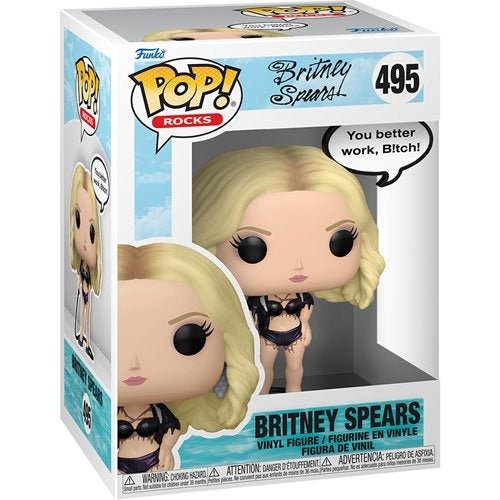 ToyShnip Funko Pop! 495 Rocks - Britney Spears Work B!tch Vinyl Figure — Action Figure