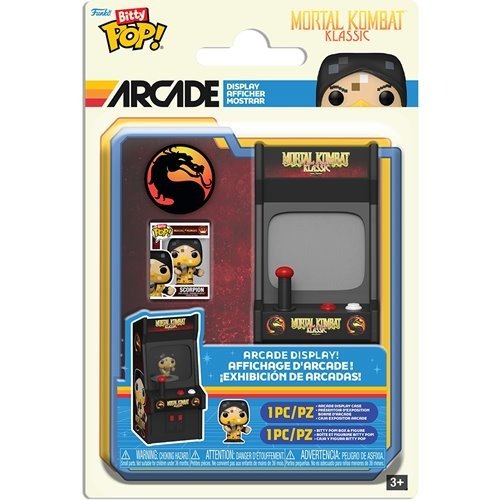 ToyShnip Funko Pop! Bitty - Mortal Kombat Scorpion Arcade Cabinet — Action Figure