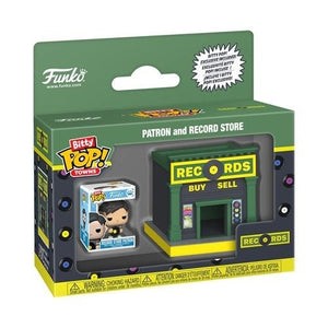 ToyShnip Funko Pop! Bitty Town - Bitty City Record Store & Patron — Action Figure
