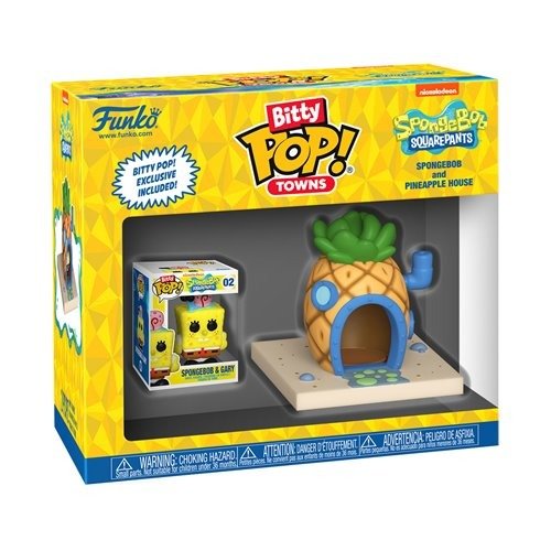 ToyShnip Funko Pop! Bitty Town - SpongeBob SquarePants and Pineapple House — Action Figure