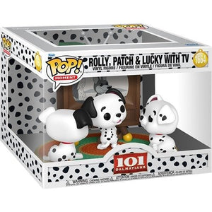 ToyShnip Funko Pop! Moment 1664 - 101 Dalmatians - Rolly, Patch, & Lucky with TV Vinyl Figure — Action Figure