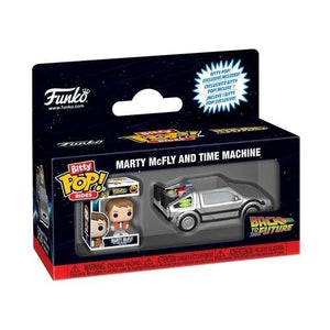 ToyShnip Funko Pop! Ride Bitty Back to the Future Marty McFly and Time Machine — Action Figure