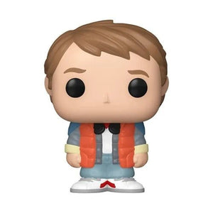 ToyShnip Funko Pop! Ride Bitty Back to the Future Marty McFly and Time Machine — Action Figure