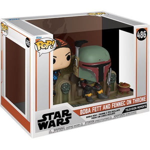 ToyShnip Funko Star Wars: The Mandalorian Boba Fett and Fennec Shand Pop! Moment — Action Figure
