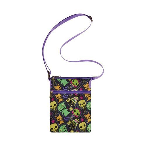 ToyShnip Funko The Nightmare Before Christmas Black Light Crossbody Passport Bag — Action Figure