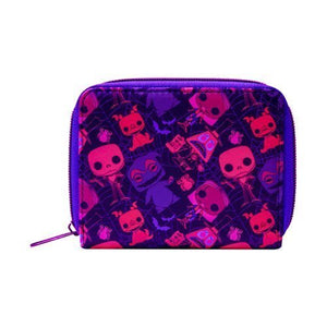 ToyShnip Funko The Nightmare Before Christmas Black Light Print Zip-Around Wallet — Action Figure