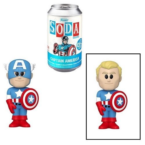 ToyShnip Funko Vinyl Soda Figure - Limited Edition - Marvel Captain America — Action Figure