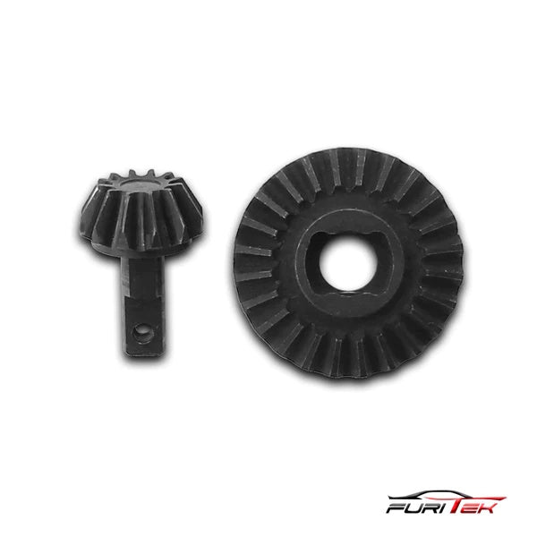 Furitek 1/24 Rampart Steel Pinion & Ring Gears