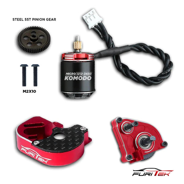 Furitek Olympus / Raptor Micro Stellar Transmission & Komodo Brushless Combo Kit