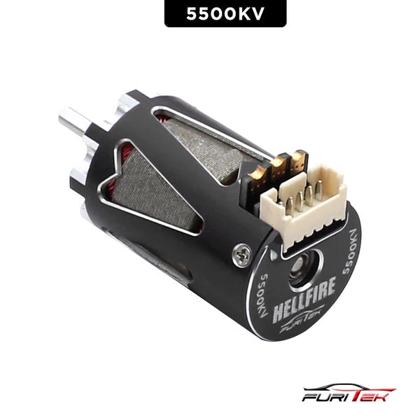 Furitek Hellfire 1410 5500kv Sensored brushless motor - Black color