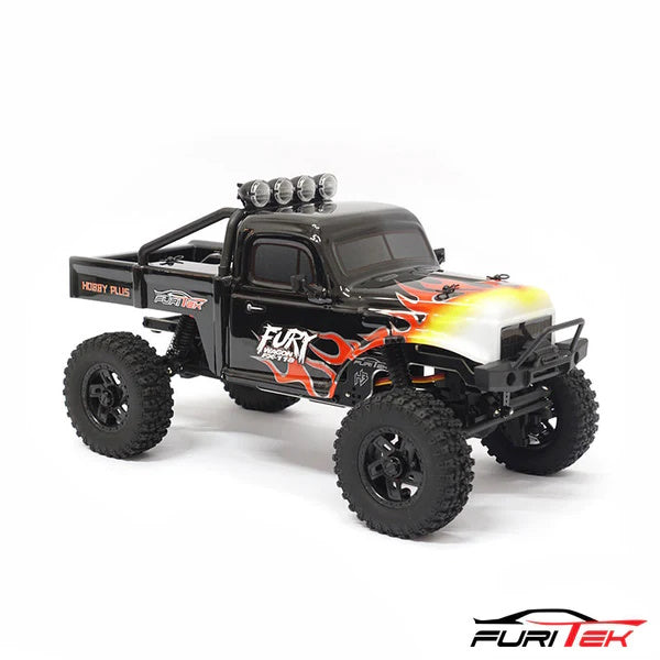 Furitek FX118 Fury Wagon 1/18 RTR Brushless Rock Crawler Black