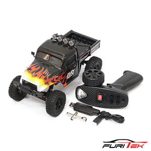 Furitek FX118 Fury Wagon 1/18 RTR Brushless Rock Crawler Black