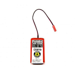 Futaba FUTFNR-4QB 4-Cell 600mAh Square Receiver Battery