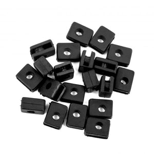 Futaba Square Servo Grommets, 20-Pack