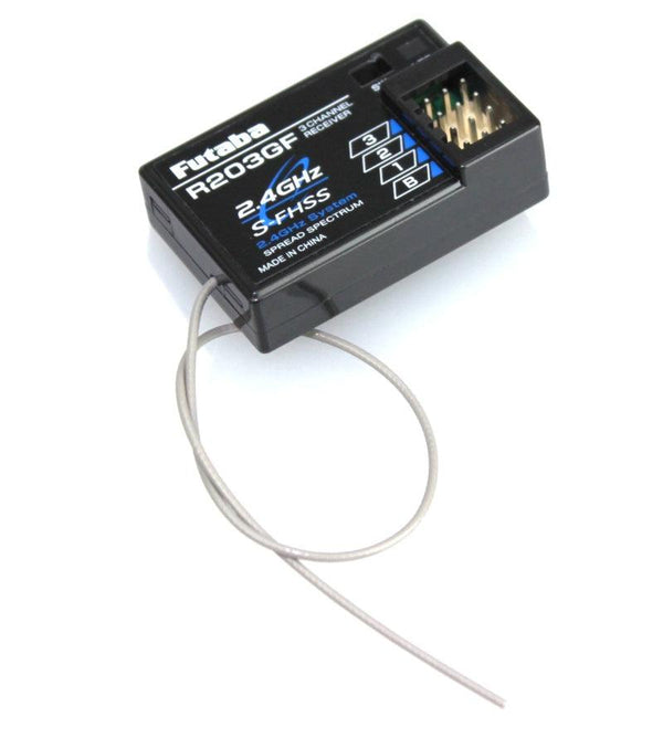 Futaba FUTK3100 3PRKA 3-Channel FHSS 2.4GHz Radio w/ R203GF Receiver