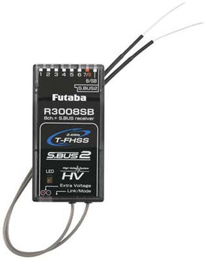 Futaba FUTL7685 R3008SB 2.4GHz FHSS Telemetry Receiver 10JA / 10JH