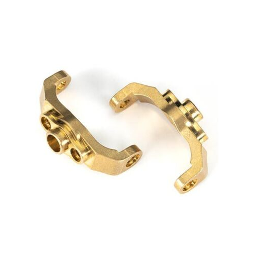 PowerHobby Traxxas 9733 (GOLD) TRX-4M Left & Right Brass Caster Blocks for TRX-4M — TRX-4M Parts