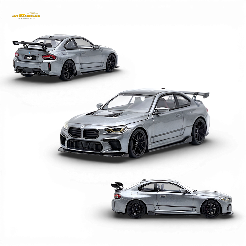 (Pre-Order) SW BMW G87 M2 ADRO - Low Tail Titanium Grey 1:64