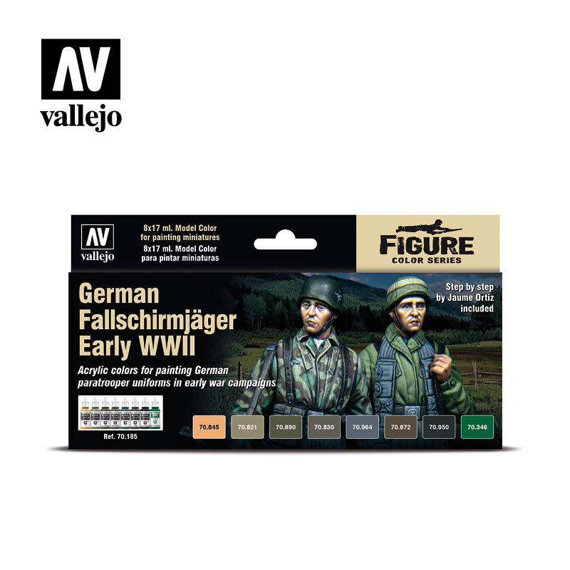 Little Shop of Magic Model Color Figure Series - German Fallschirmjager Early WWII — Miniatures
