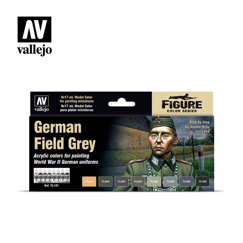 Little Shop of Magic Model Color Set: German Field Grey Uniform (8) — Miniatures