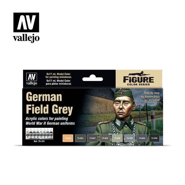 Little Shop of Magic Model Color Set: German Field Grey Uniform (8) — Miniatures