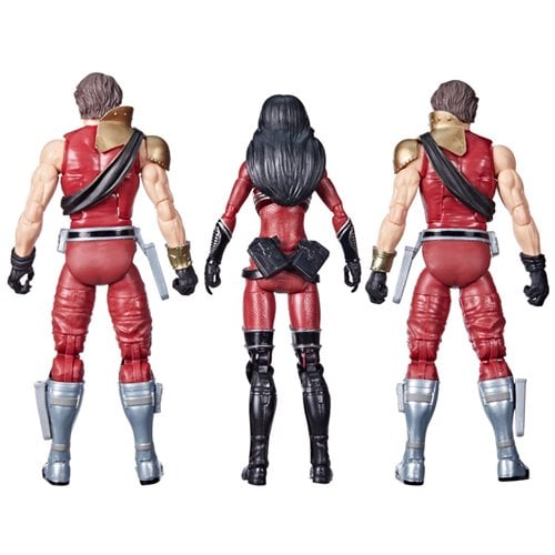 G.I. Joe Classified Series Crimson Strike Team Baroness", " Tomax", " & Xamot 6-Inch Action Figures