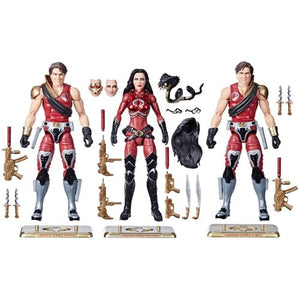 G.I. Joe Classified Series Crimson Strike Team Baroness", " Tomax", " & Xamot 6-Inch Action Figures