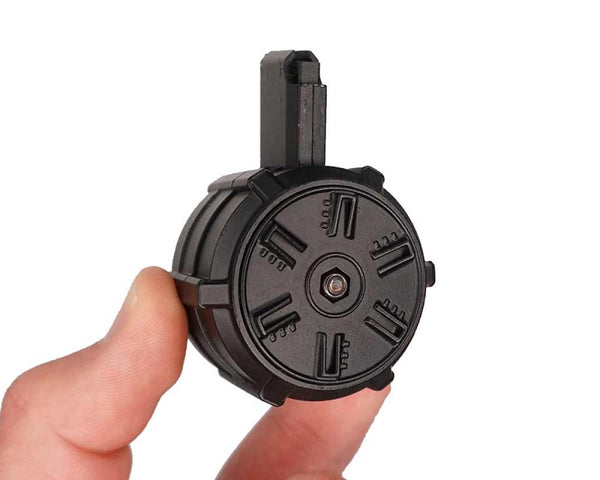 GoatGuns Mini 60 Round AR15 Drum Magazine, for AR15 Base Models — Diecast Replica Guns