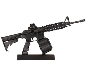 GoatGuns Mini 60 Round AR15 Drum Magazine, for AR15 Base Models — Diecast Replica Guns