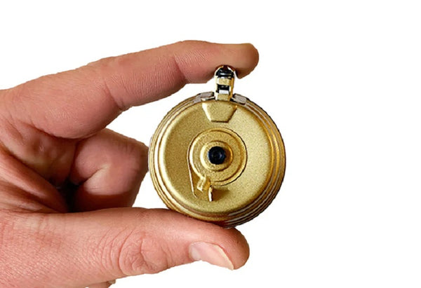 GoatGuns Mini Gold AK Drum Magazine, Fits AK47 Models — Diecast Replica Guns
