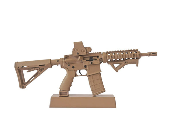GoatGuns 1/3 Scale Die Cast AR15 Model, Coyote — Diecast Replica Guns