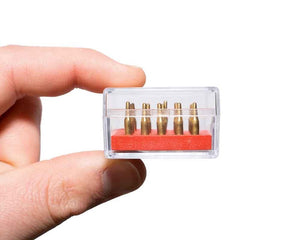 GoatGuns Mini AR Dummy Brass Rounds, for AR15 Models — Diecast Replica Guns