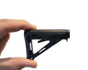 GoatGuns Mini Adjustable Milspec Stock, Fits AR15 Base Models — Diecast Model Guns