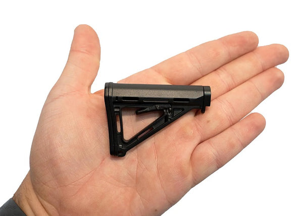 GoatGuns Mini Adjustable Milspec Stock, Fits AR15 Base Models — Diecast Model Guns