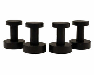 GoatGuns Adhesive Round Wall Peg Mounts for GoatGun Models — Diecast Model Guns