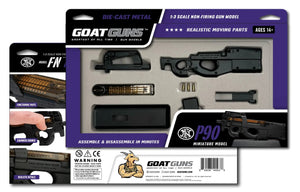 GoatGuns 1/3 Scale Die Cast FN Herstal P90 Model Submachine Gun — Diecast Model Guns